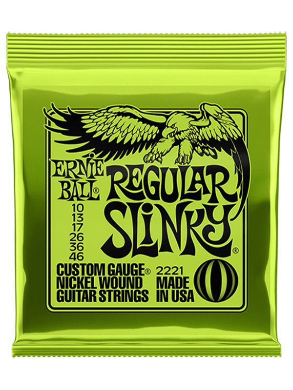 Ernie Ball Regular Slinky 10-46 Gauge سیم گیتار الکتریک